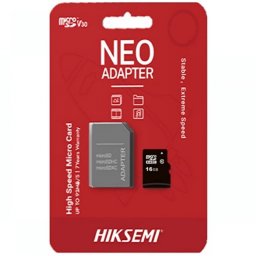 Card Memorie microSDHC Hiksemi, 16Gb, Clasa 10, Cu Adaptor HS-TF-C1/16G/a