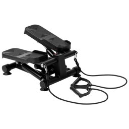 Mini stepper fitness Rebel Active cu benzi elastice pentru acasa