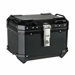 Top case motocicleta T-Box 35B, 35L, negru, cu montaj rapid si cheie