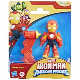 Figurina Iron Man Marvel 7,6 cm cu accesoriu detasabil, pentru copii 3+