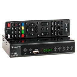 Tuner digital terestru si cablu DVB-T2/C H.265 Cabletech cu USB si HDMI