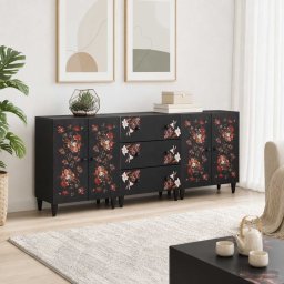 Dulapuri de depozitare 3 buc. 180 x 33 x 75 cm Multicolour GartenMobel Dekor