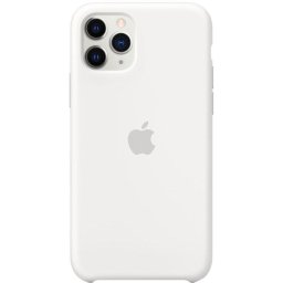 Husa silicon Apple iPhone 11 Pro, alb (mwyl2zm/a)