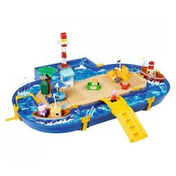 Set de constructie SIMBA Blocks Big Peppa Pig Holidays, 47 piese, tematica Peppa Pig