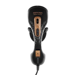 Aparat de calcat vertical cu abur Concept NO8000, 1300 W, 150 ml, Abur 25 gr/min, Negru/Auriu