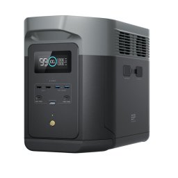 Statie de incarcare portabila EcoFlow Power Station Delta 2 Max 2048Wh, 4xAC 230V, 12V auto, 2xUSB-A, 2xUSB-C, Negru