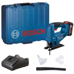 Fierastrau pendular pe acumulator Bosch GST 183-LI Professional, cursa 20 mm, 3300 rpm, prindere T, 1 x acumulator Li-Ion 18V, 4 Ah, Albastru