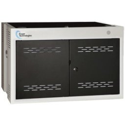Statie de incarcare Power Technologies AC-Mini-12-H65C pentru 12 device-uri, dimensiune maxima suportata 17 inch, USB-C, metal