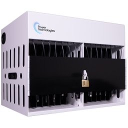 Statie de incarcare Power Technologies AC-Comp-16, pentru 16 device-uri, dimensiune maxima suportata 14 inch, USB-C de 65 W