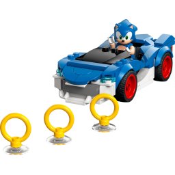 Jucarie LEGO® Sonic - Sonic: Speedster Lightning 77117, 126 piese, 7+ ani