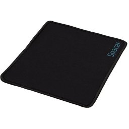 Mousepad Spacer SP-PAD-S, cauciuc si material textil, cusut pe margine, 220x180x2mm, Negru