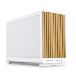 Carcasa PC Lian Li DAN A3 Wood Edition mATX, Alb
