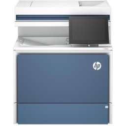 Multifunctional laser color HP Enterprise X58045dn, 4-in-1, A4, Alb-Albastru