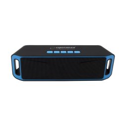 Boxa portabila EP126KB Folk, Difuzor, Bluetooth cu radio FM incorporat, Negru-Albastru