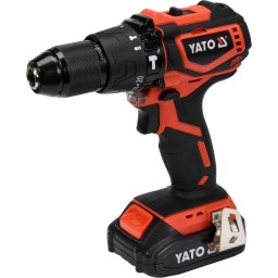 Masina de gaurit si insurubat Yato YT-82796, cu percutie, 18V, 42Nm, acumulator 2.0 Ah LI-ION, valiza transport