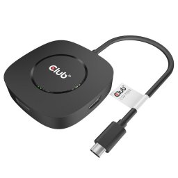 HUB splitter video USB-C Multi Stream Transport, CLUB 3D CSV-1550, USB-C 3.2 Gen 1 la 3 x DisplayPort 1.4