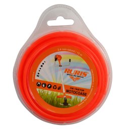 Fir trimmer motocoasa Ruris, 2.4 mm (rotund) 15m