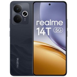 Telefon mobil realme 14T, 5G, Dual SIM, 256GB, 8GB RAM Obsidian Black (Negru)