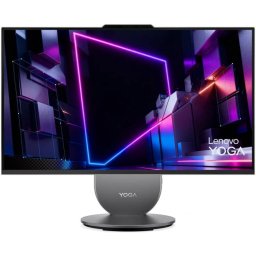 Sistem desktop All in One Lenovo Yoga 27IPH11, procesor Intel Core Ultra 5 325, 27 inch, QHD, RAM 16GB, SSD 1TB, Intel Graphics, No OS, Gri