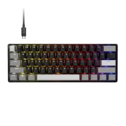 Tastatura mecanica gaming Corsair Clipper Pro Mini 60, MGX Hyperdrive Core Hall Effect Switches, compatibila PC/MAC/PS/XBOX, 8K hyper-polling, IP57-rated, Negru