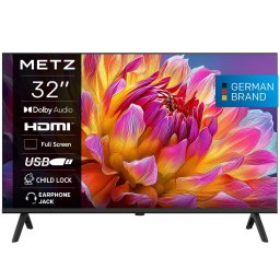 Televizor Metz LED 32MTH2000Z, 80 cm, HD, Clasa E (Model 2026), Negru