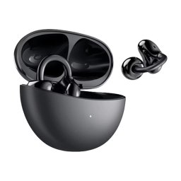 True Wireless Open-Ear Choice Earbuds Clip Microfon cu anulare zgomot AI Control Touch IP54 Negru