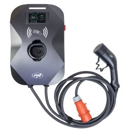 Statie de incarcare PNI KW11 WIFI 16A, 11KW, pentru masini electrice, 85V - 415V, trifazat, cablu Type2 cu 7 pini, ecran