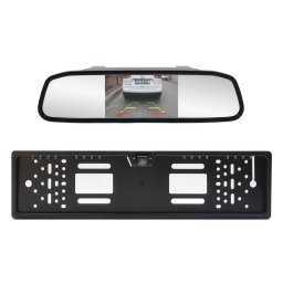 Sistem parcare wireless PNI Escort P25 cu display LCD 4.3 inch integrat in oglinda retrovizoare si camera integrata in s