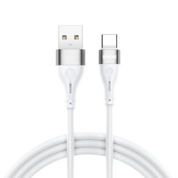 Cablu Date si Incarcare USB-A - USB-C BWOO X280C, 15W, 1m, Alb