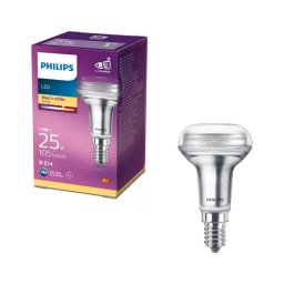 Bec LED cu reflector Philips R50, soclu E14, 1,4 W, 230 V, 2700 K