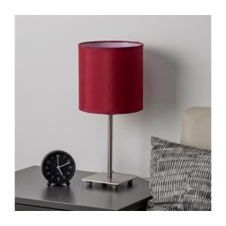 Brilagi - Lampă de masă LED NUBILA 1xE27/60W/230V roșie pompeiană