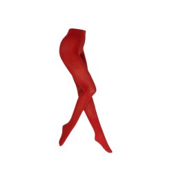 Ciorap trendy de culoare rosie, simpla, cu grosime de 60 DEN (Culoare: ROSU, Marime: UNIVERSAL)