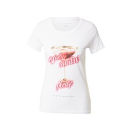EINSTEIN & NEWTON Tricou 'Espresso Martini' maro / roșu / alb