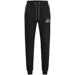 LONSDALE Pantaloni 'Wansford' gri / negru