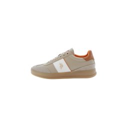 U.S. POLO ASSN. Sneaker low 'Campy' bej / maro coniac / alb