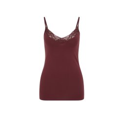 WE Fashion Top roșu vin