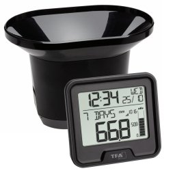 Pluviometru wireless, Negru