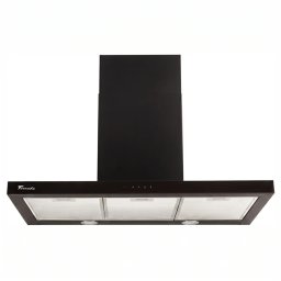 Hota Hota Decorativa Tornado Lara 1200 (90), 1 motor, latime 90 cm, 3 viteze, absorbtie 1200 m3/ora, Negru