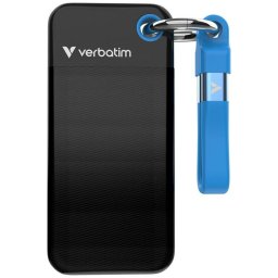 SSD Extern 128 GB USB 3.2 Gen 2 "32433" - Citire 1000 MB/s, Scriere 1000 MB/s, 10 Gbps, Negru/Albastru