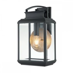 Aplică Byron L, antracit, H:45,7 cm, IP44, QZ-BYRON-L-GR