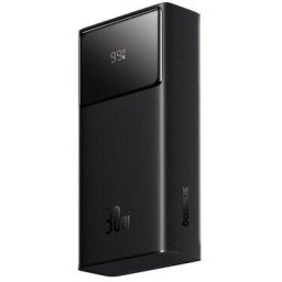 Powerbank BASEUS Star-Lord Digital Display, 10000mAh, 30W, 2xUSB + 1xUSB-C, Black