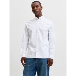 Jack & Jones Camasa barbati, din bumbac, Regular fit, JJOXFORD, Alb (SELECTATI MARIMEA: S)