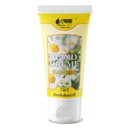 Cremă de Mâini cu Mușețel pentru Hidratare și Protecție Antibacteriană Vom Pullach Hof, 75 ml