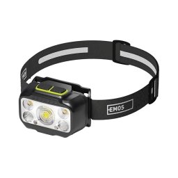 Lanternă frontală reîncărcabilă cu LED și intensitate reglabilă / 3xAAA / 1000 mAh 3,7V