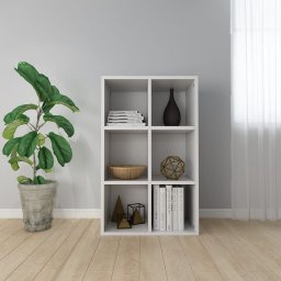 Biblioteca/Servanta, alb, 66x30x98 cm, PAL GartenMobel Dekor