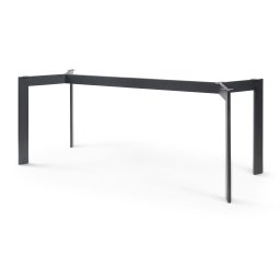 Cadru de masa din otel negru 140x70x72 cm pentru proiecte DIY