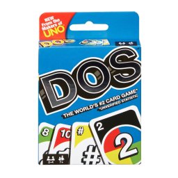 Joc de carti Mattel DOS UNO, multicolor, 108 carti, 2-10 jucatori