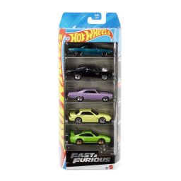 Set 5 masinute Hot Wheels Fast & Furious pentru copii si colectionari