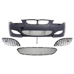 Set grile inferioare BMW Seria 5 E60 E61 2003-2010 pentru bara fata M5 Design