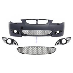 Set grile inferioare bara fata M5 Design pentru BMW Seria 5 E60 E61 2003-2010